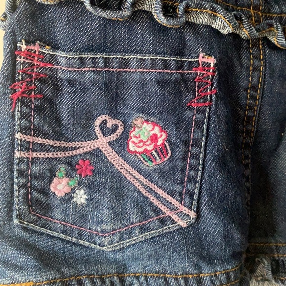 Children’s Place Denim Skirted Overall, Size 6-9 months - Picture 7 of 9